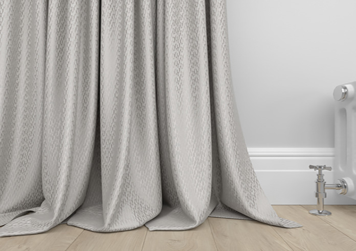 Dew Drop, Metallic Silver - Made to Measure Curtains - Image 6